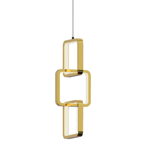 PTY-1522LEDP-AGB- Patsy LED Pendant in Aged Brass by Dainolite