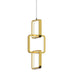 PTY-1522LEDP-AGB- Patsy LED Pendant in Aged Brass by Dainolite