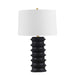 Terence One Light Table Lamp in Black