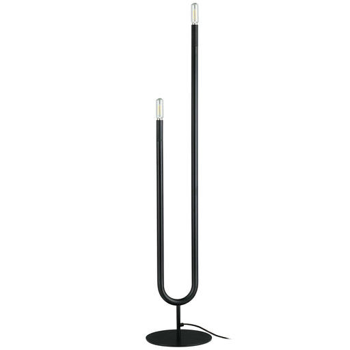 Wand Two Light Floor Lamp in Matte Black