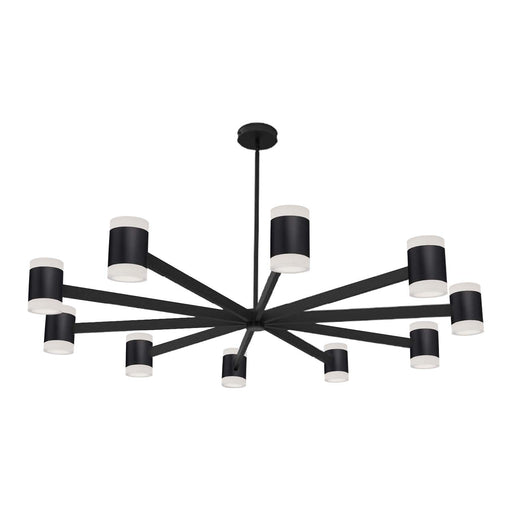 Wilson LED Chandelier in Matte Black