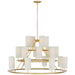 Trevi LED Chandelier in Gild