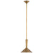 Rosetta LED Pendant in Hand-Rubbed Antique Brass