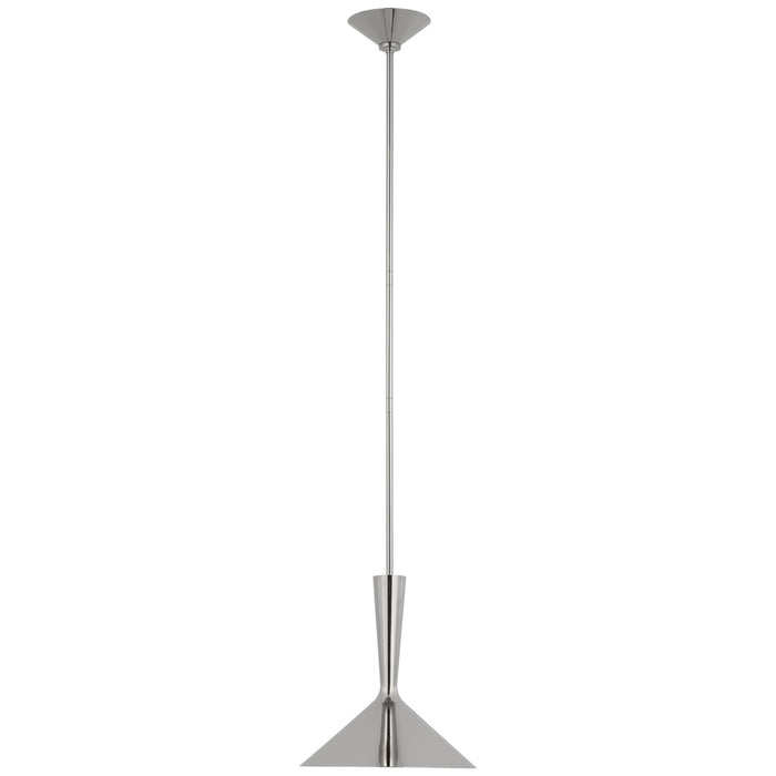 Rosetta LED Pendant in Polished Nickel