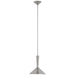 Rosetta LED Pendant in Polished Nickel