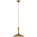 Rosetta LED Pendant in Hand-Rubbed Antique Brass