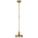 Ruhlmann LED Pendant in Antique-Burnished Brass