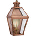 Stratford2 Gas Wall Lantern in Soft Copper