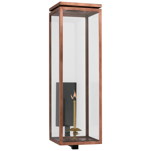 Fresno2 Gas Wall Lantern in Soft Copper