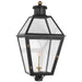 Stratford2 Gas Post Light in Matte Black