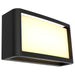 20023LEDDMG-BL/ACR- Malibu LED Outdoor Wall Mount in Black by Access Lighting