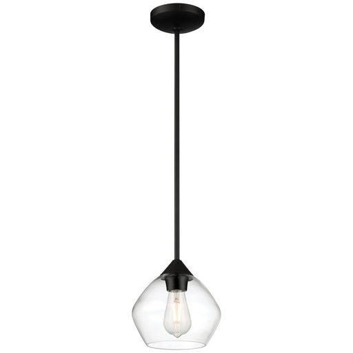 28103LEDDLP-MBL/CLR- Vintage LED Pendant in Matte Black by Access Lighting