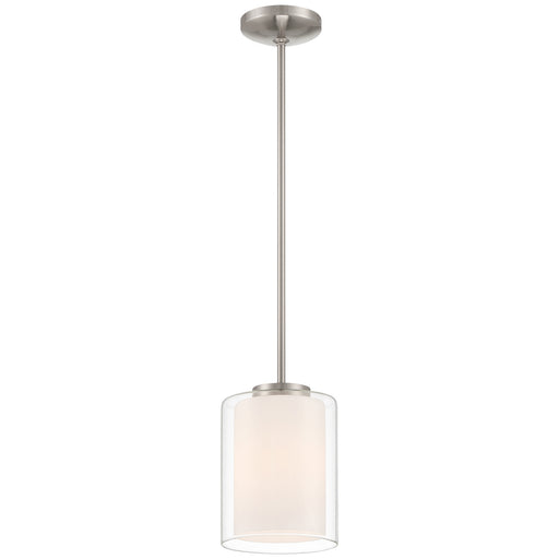 28109-BS/CLOP- Seville 1-Light Pendant in Brushed Steel by Access Lighting