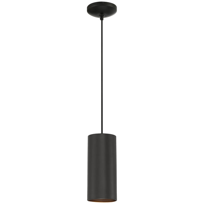 29001LEDDLP-MBL-C- Pilson LED Pendant in Matte Black by Access Lighting