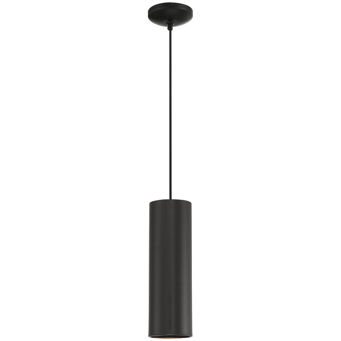 29002LEDDLP-MBL-C- Pilson LED Pendant in Matte Black by Access Lighting