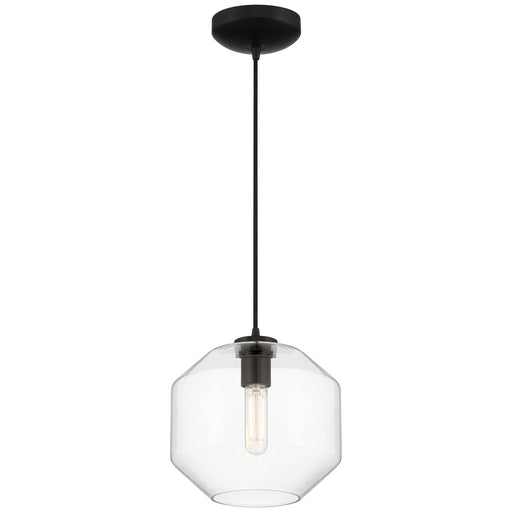 29011LEDDLP-BL/CLR- Clarity LED Pendant in Black by Access Lighting