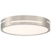 49945LEDD-BS/ACR- Harmony LED Flush Mount in Brushed Steel by Access Lighting