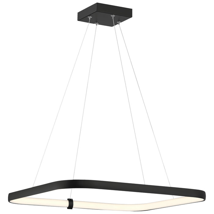 50946LEDD-MBL/ACR- Ravello LED Pendant in Matte Black by Access Lighting