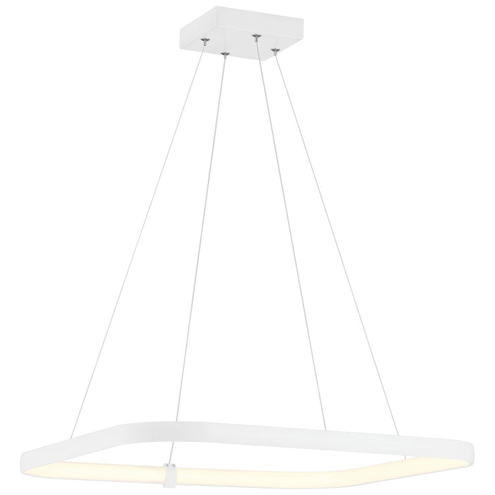 50946LEDD-MWH/ACR- Ravello LED Pendant in Matte White by Access Lighting