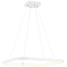 50946LEDD-MWH/ACR- Ravello LED Pendant in Matte White by Access Lighting