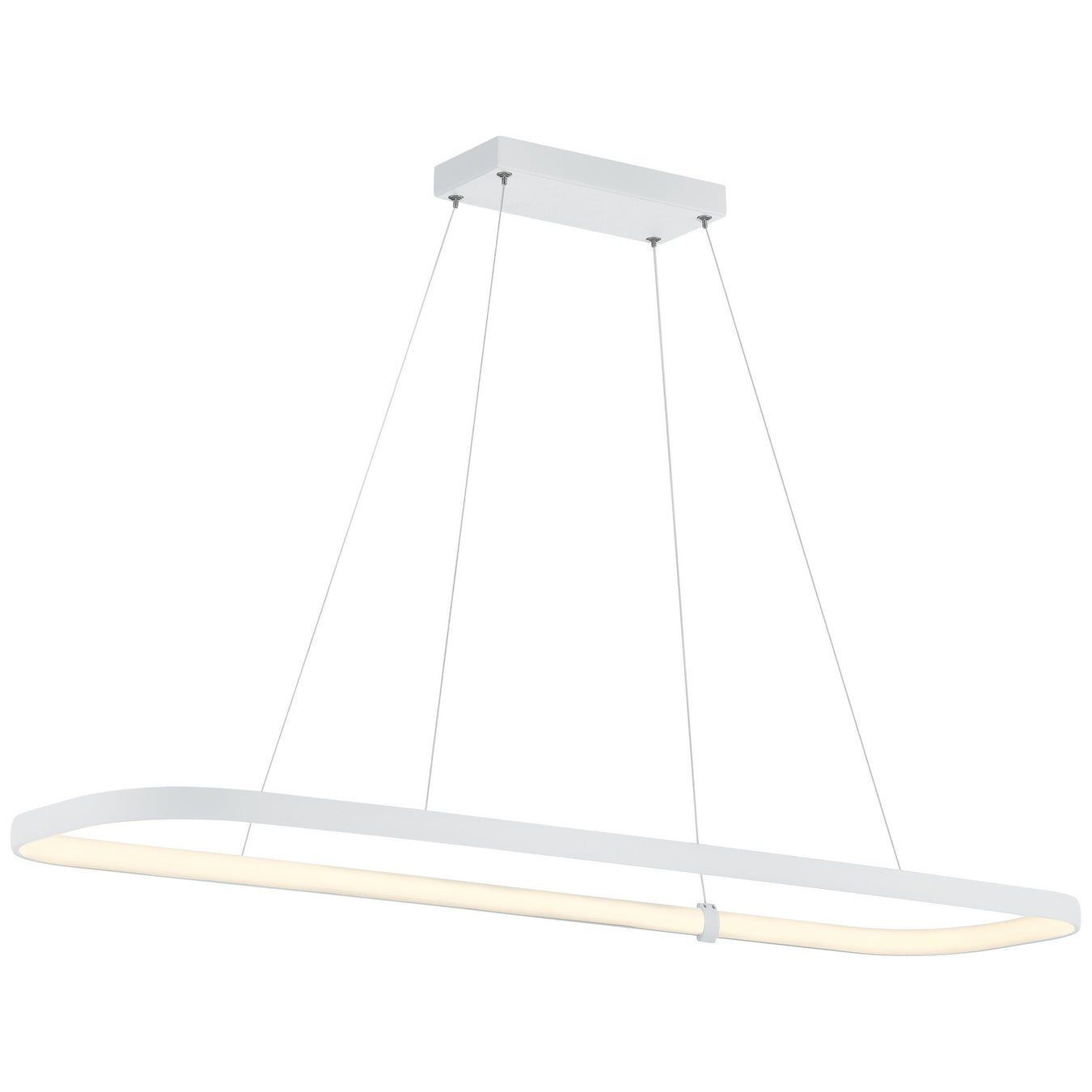 50948LEDD-MWH/ACR- Ravello LED Pendant in Matte White by Access Lighting