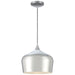 52057-CH/WH- Blend 1-Light Pendant in Chrome by Access Lighting