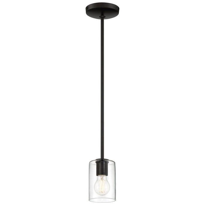 62585LEDDLP-MBL/CLR- Oslo LED Pendant in Matte Black by Access Lighting