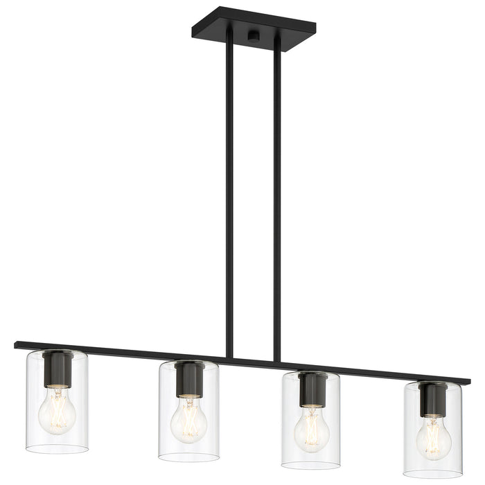 62586LEDDLP-MBL/CLR- Oslo LED Linear Pendant in Matte Black by Access Lighting