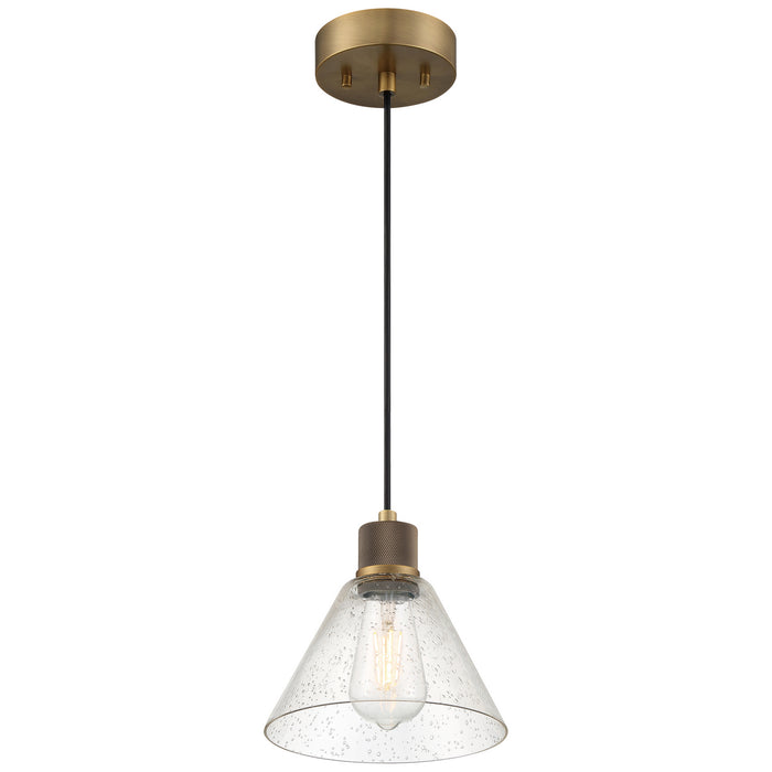 63140LEDDLP-ABB/SDG- Port Nine Martini LED Pendant in Antique Brushed Brass by Access Lighting