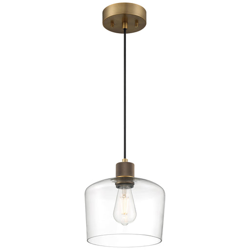 63141LEDDLP-ABB/CLR- Port Nine Chardonnay LED Pendant in Antique Brushed Brass by Access Lighting