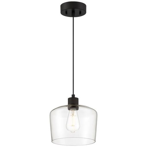 63141LEDDLP-MBL/CLR- Port Nine Chardonnay LED Pendant in Matte Black by Access Lighting