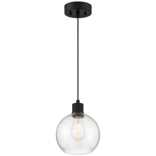 63142LEDDLP-MBL/SDG- Port Nine Burgundy LED Pendant in Matte Black by Access Lighting