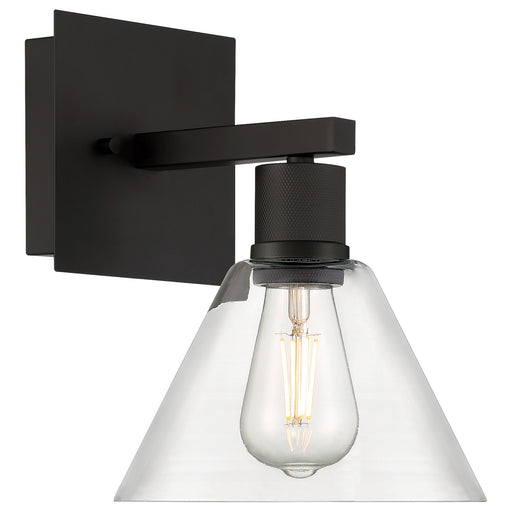 63143LEDDLP-MBL/CLR- Port Nine Martini LED Wall Sconce in Matte Black by Access Lighting