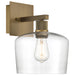 63144LEDDLP-ABB/CLR- Port Nine Chardonnay LED Wall Sconce in Antique Brushed Brass by Access Lighting