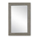 1000-0120- Taurus Mirror in White Speckle & Black by Currey and Company