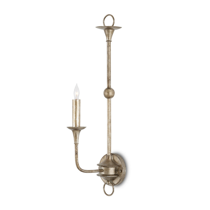 5000-0215- Nottaway 1-Light Wall Sconce in Pyrite Bronze/Smoke Wood by Currey and Company