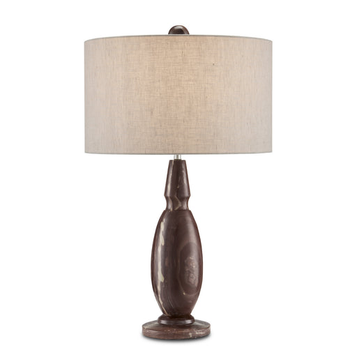 6000-0827- Temptress 1-Light Table Lamp in Natural/Polished Nickel by Currey and Company