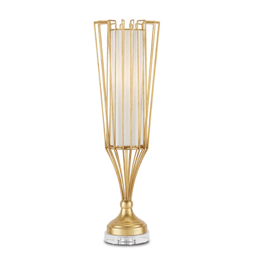 6000-0829- Forlana 1-Light Table Lamp in Contemporary Gold Leaf by Currey and Company