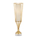 6000-0829- Forlana 1-Light Table Lamp in Contemporary Gold Leaf by Currey and Company