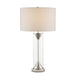 6000-0831- Piers 1-Light Table Lamp in Polished Nickel/Clear by Currey and Company