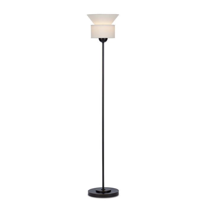 8000-0124- Bartram 1-Light Floor Lamp in Bronze by Currey and Company