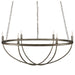 9000-0942- Quillian 6-Light Chandelier in Light Mole by Currey and Company