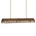 9000-0967- Woodbine 5-Light Chandelier in Chestnut/Brass by Currey and Company