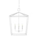 9000-0977- Denison 5-Light Chandelier in Gesso White by Currey and Company