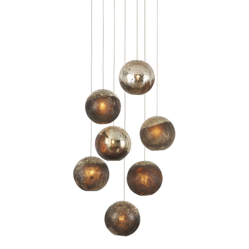 9000-1014- Pathos 7-Light Pendant by Currey and Company