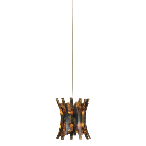 9000-1040- Alsop 1-Light Pendant in Brown/Black/Silver by Currey and Company