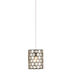 9000-1047- Regatta 1-Light Pendant in Cupertino & Silver by Currey and Company