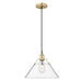 3306-L BCB-CLR - Orwell Large Pendant in Brushed Champagne Bronze with Clear Glass by Golden Lighting