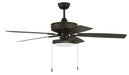 OP119ESP5- Outdoor Pro Plus 119 Pan Light Kit 52" Outdoor Ceiling Fan in Espresso by Craftmade