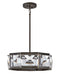 FR30103BX- Jolie LED Convertible Semi-Flush Mount in Black Oxide by Fredrick Ramond